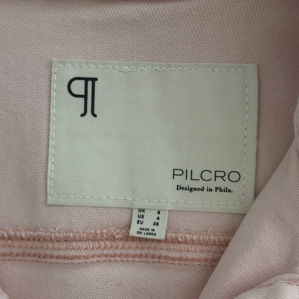 Anthropologie Pilcro The Kit Utility Romper, Pink, Size 4 NWT - Picture 7 of 14